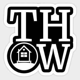 Tiny House on Wheels THOW Sticker